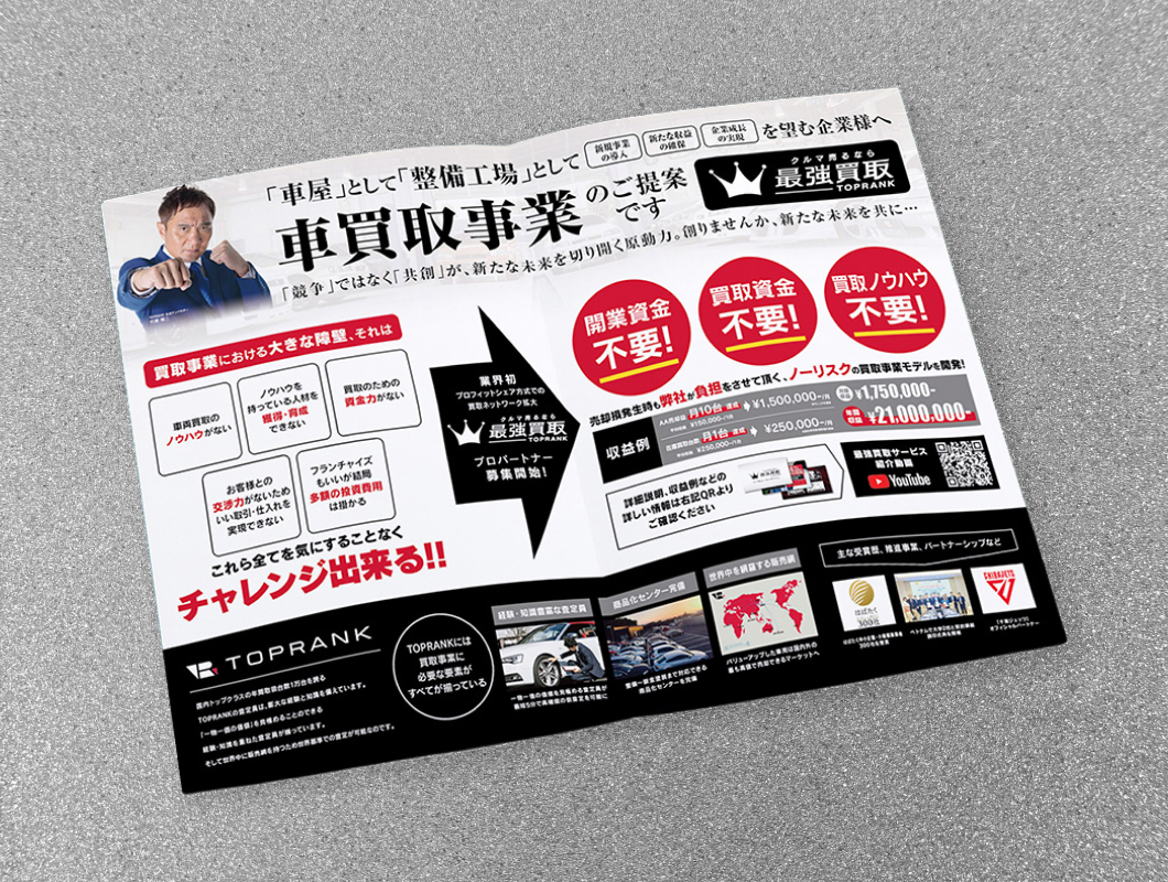 株式会社トップランク　最強買取 パートナー募集DM