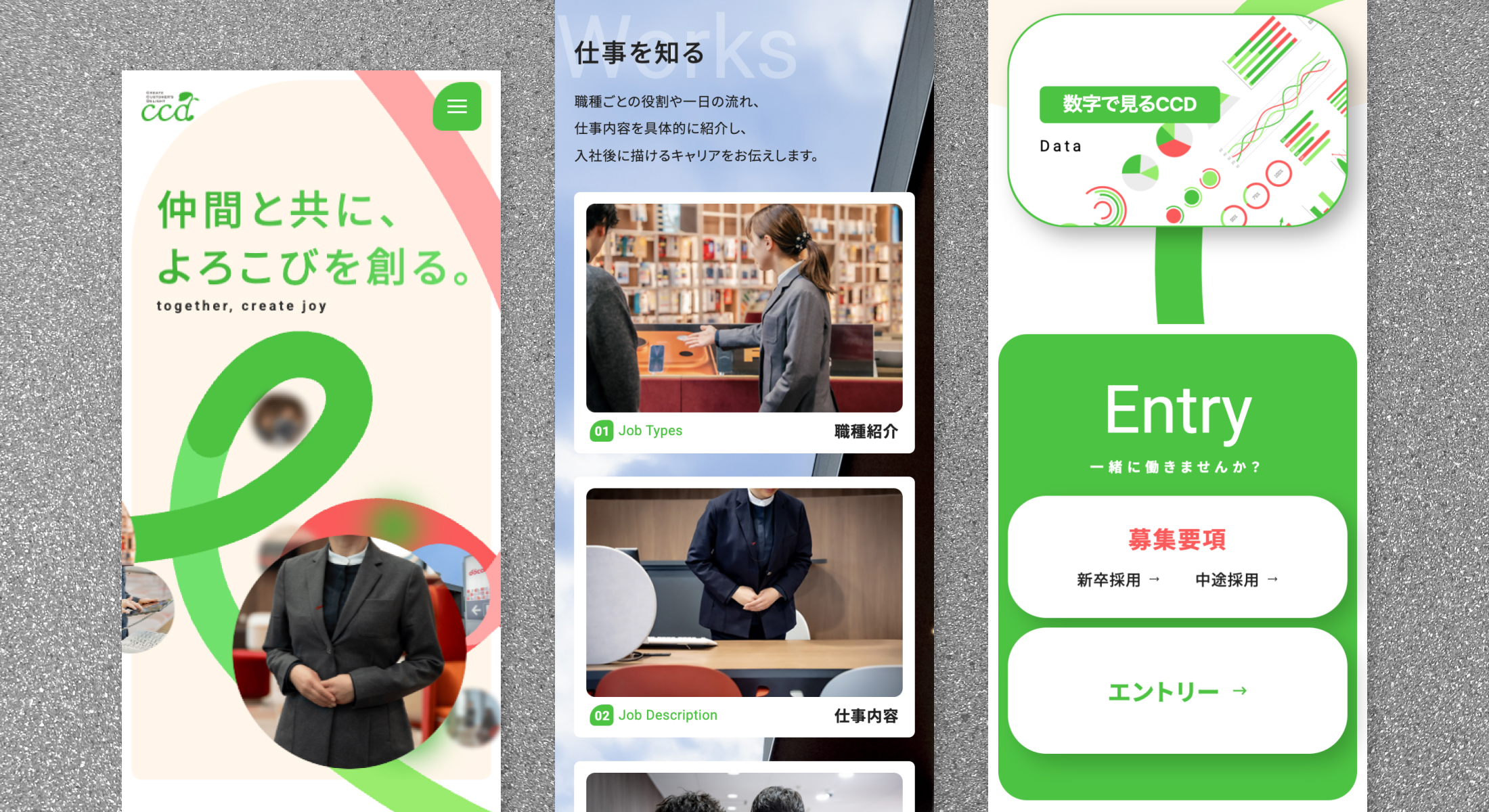株式会社シーシーディ　採用サイトリニューアル